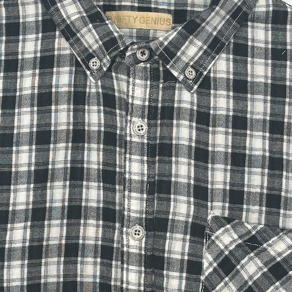 Nifty Genius Truman‎ Double Gauze Long Sleeve Button Down Men's Size Large - Picture 3 of 13